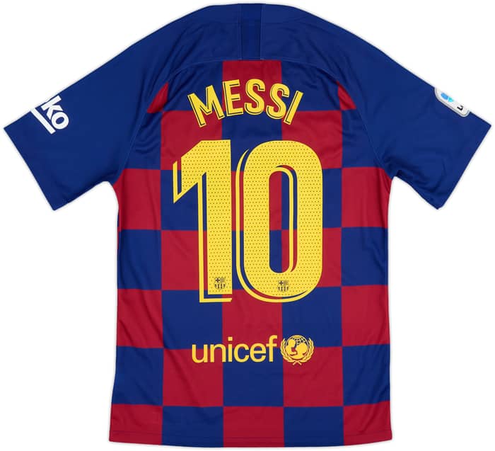 2019-20 Barcelona Home Shirt Messi #10 - 9/10 - (S)