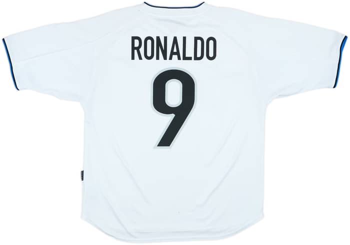 1999-00 Inter Milan Away Shirt Ronaldo #9 - 8/10 - (M)