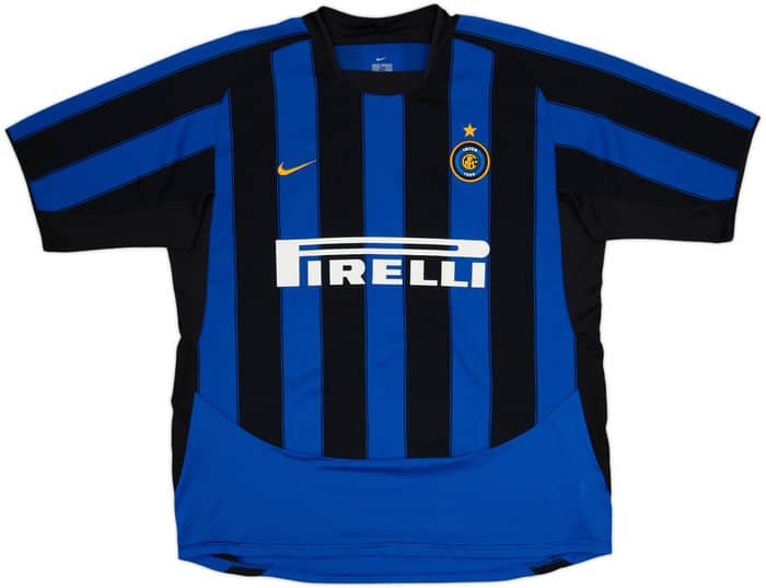 2003-04 Inter Milan Home Shirt J.Zanetti #4 - 8/10 - (XL)