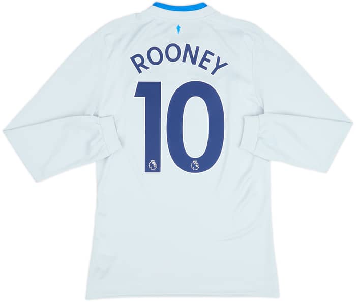 2017-18 Everton Away L/S Shirt Rooney #10 - 9/10 - (S)
