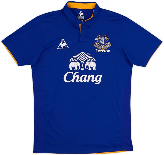 2011-12 Everton Home Shirt Baines #3 - 9/10 - (M)