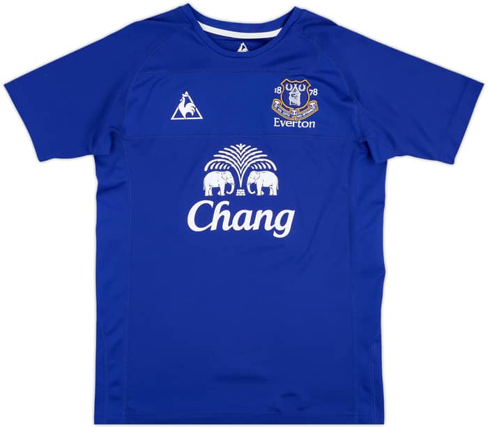 2010-11 Everton Home Shirt Baines #3 - 9/10 - (M)