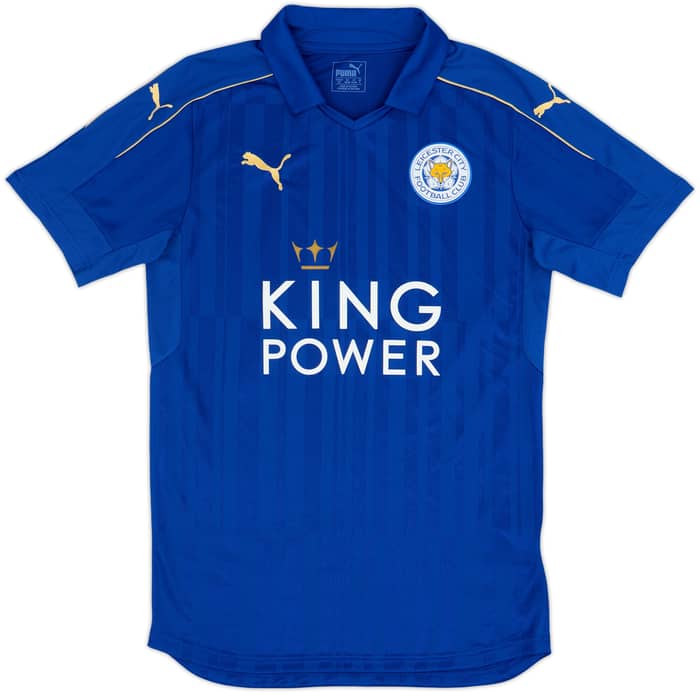 2016-17 Leicester Home Shirt Vardy #9 - 9/10 - (S)