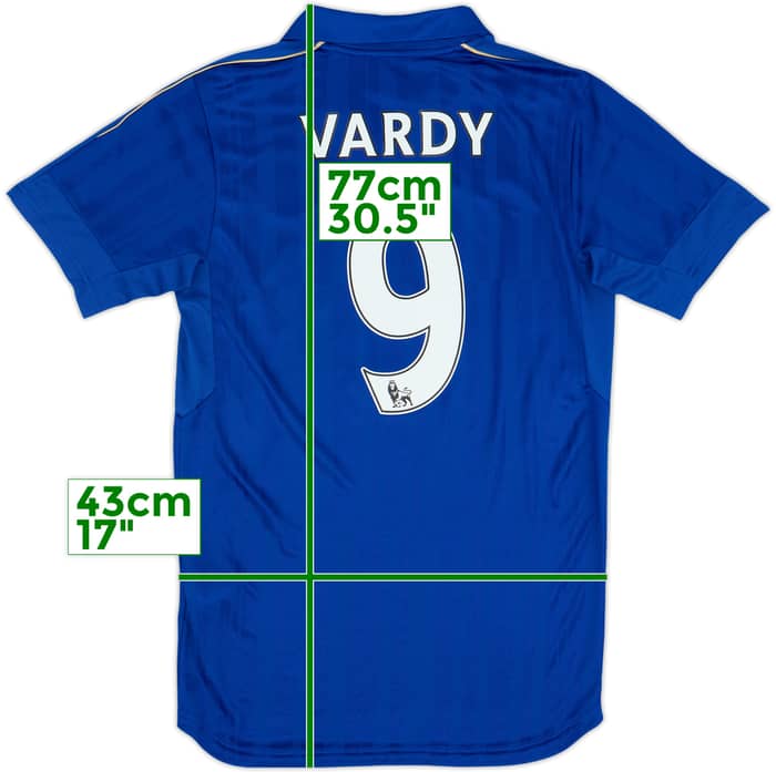 2016-17 Leicester Home Shirt Vardy #9 - 9/10 - (S)