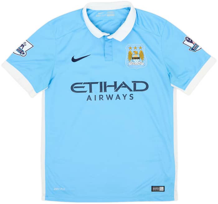 2015-16 Manchester City Home Shirt Sterling #7 - 5/10 - (M)