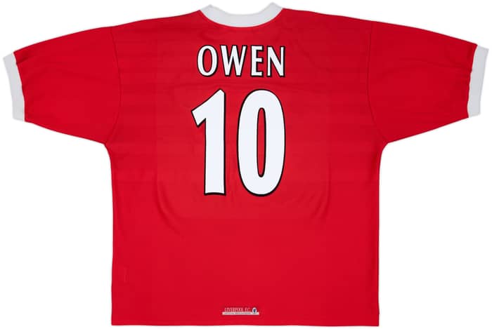 1998-00 Liverpool Home Shirt Owen #10 - 6/10 - (XL)