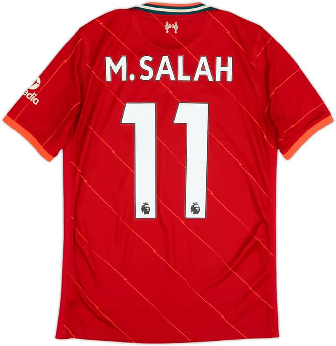 2021-22 Liverpool Home Shirt M.Salah #11 - 8/10 - (XL.Boys)