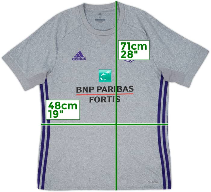 Camiseta de visitante CL del Anderlecht 2017-18 - 10/10 - (M)