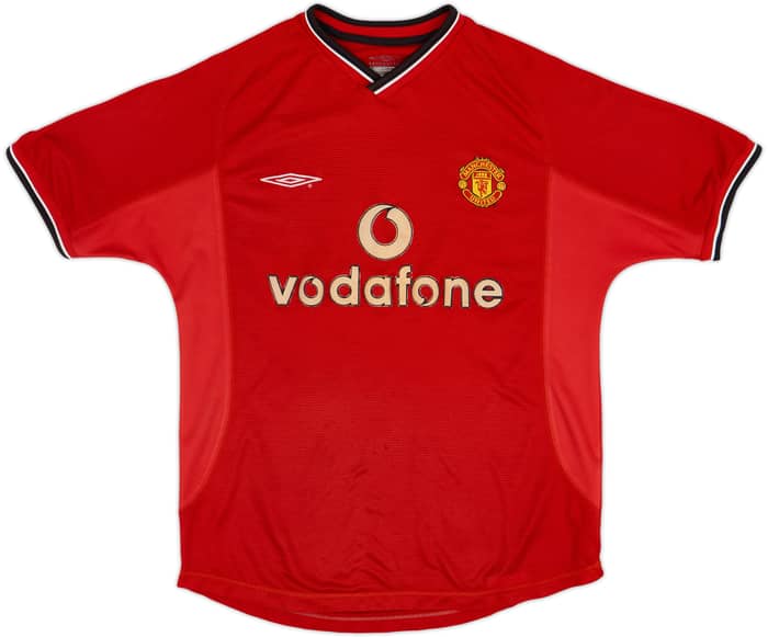 2000-02 Manchester United Home Shirt - 4/10 - (XL.Boys)