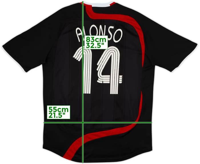 2007-08 Liverpool Third Shirt Alonso #14 - 4/10 - (XL)
