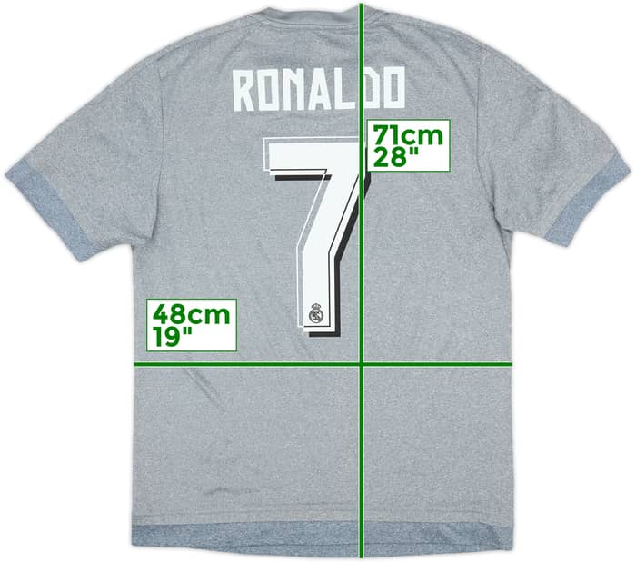 2015-16 Real Madrid Away Shirt Ronaldo #7 - 5/10 - (M)