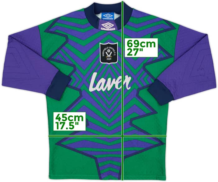 1993-94 Sheffield United GK Shirt - 7/10 - (Y)