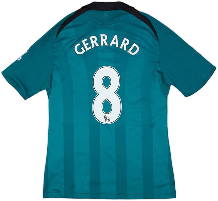 2008-09 Liverpool Tercera Camiseta Gerrard #8 - 7/10 - (M)