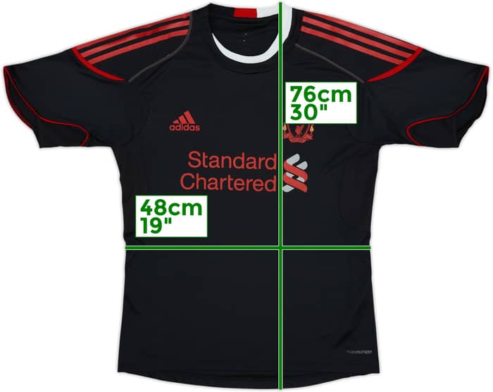 2010-11 Liverpool adidas Formotion Training Shirt - 8/10 - (M)