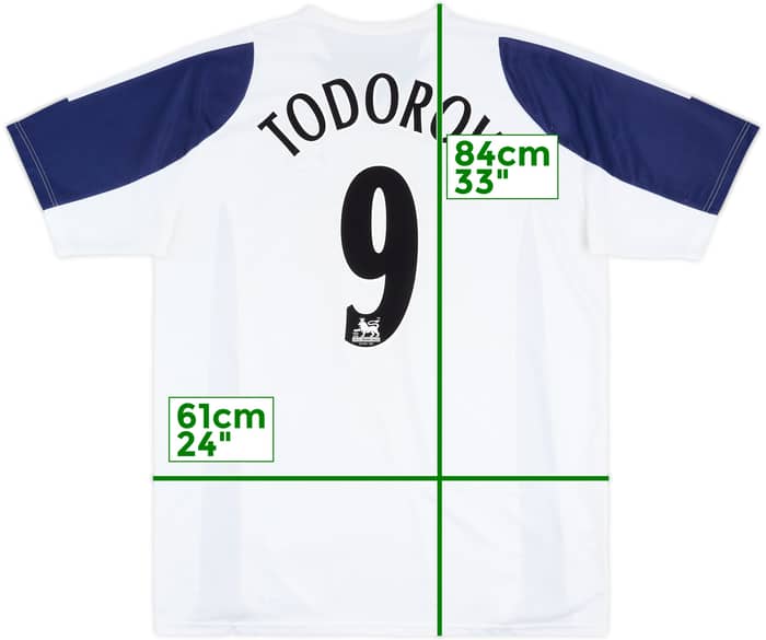 2005-06 Portsmouth Third Shirt Todorov #9 - 8/10 - (XL)