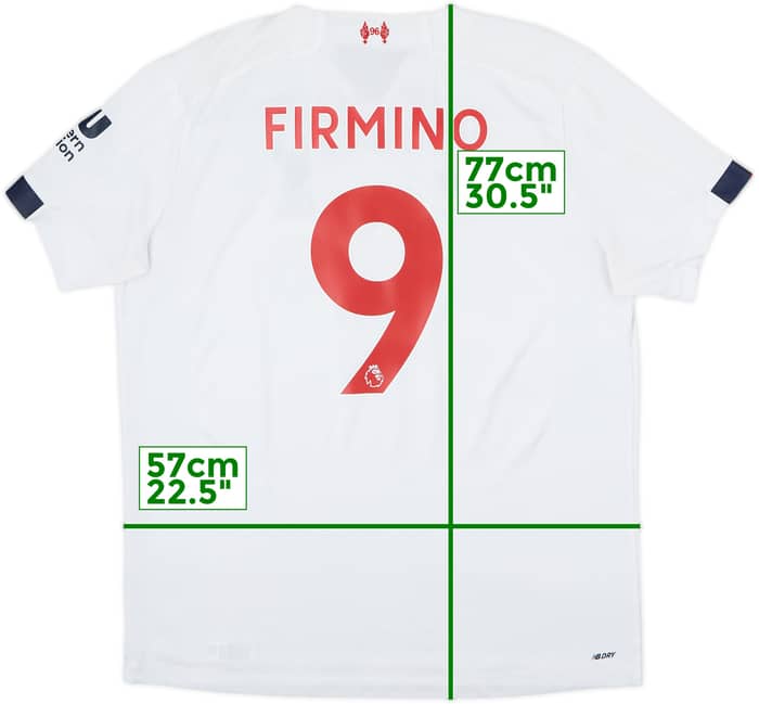 2019-20 Liverpool Away Shirt Firmino #9 - 9/10 - (XL)