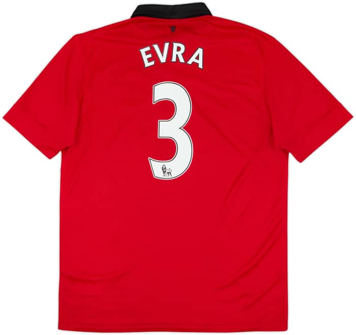 Camiseta de local del Manchester United 2013-14 Evra #3 - 6/10 - (L)