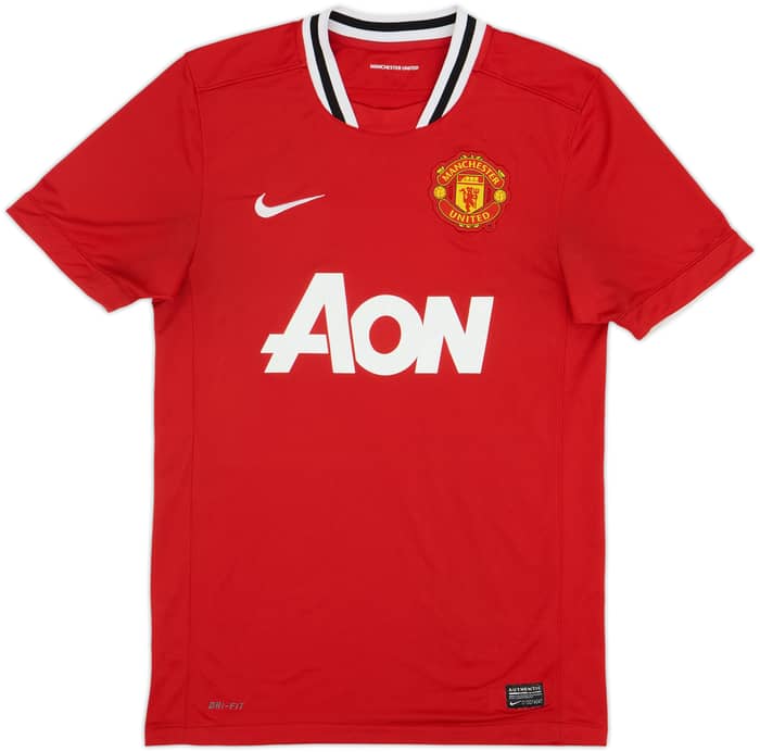 2011-12 Manchester United Home Shirt Berbatov #9 - 8/10 - (S)