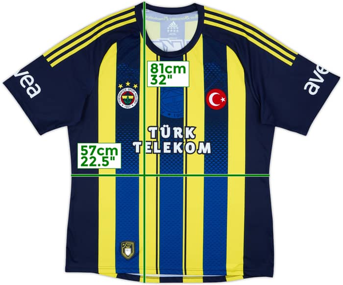 2013-14 Fenerbahce Basic Home Shirt - 8/10 - (XL)