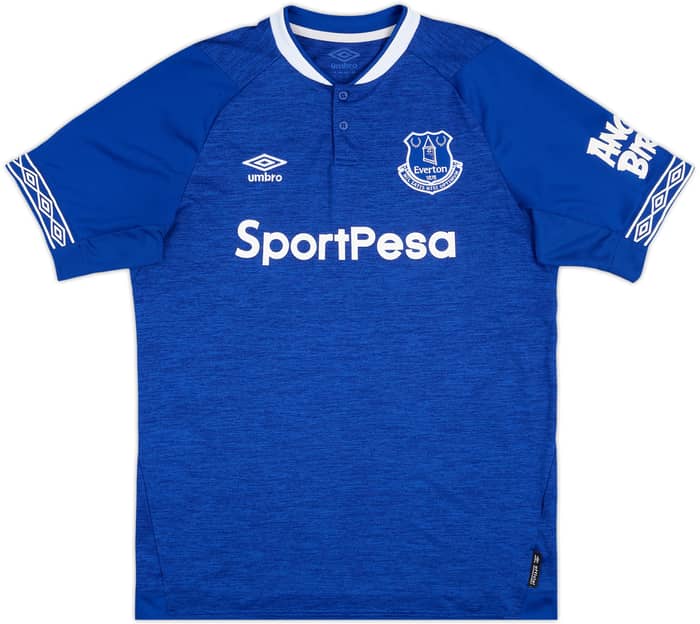 2018-19 Everton Home Shirt Baines #3 - 9/10 - (L)