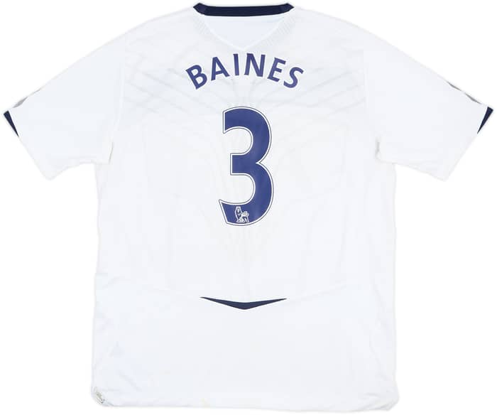2008-09 Everton Away Shirt Baines #3 - 6/10 - (XL)