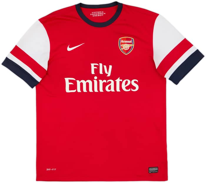 2012-14 Arsenal Camiseta Local Arteta #8 - 6/10 - (M)
