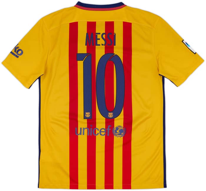 2015-16 Barcelona Away Shirt Messi #10 - 6/10 - (M)