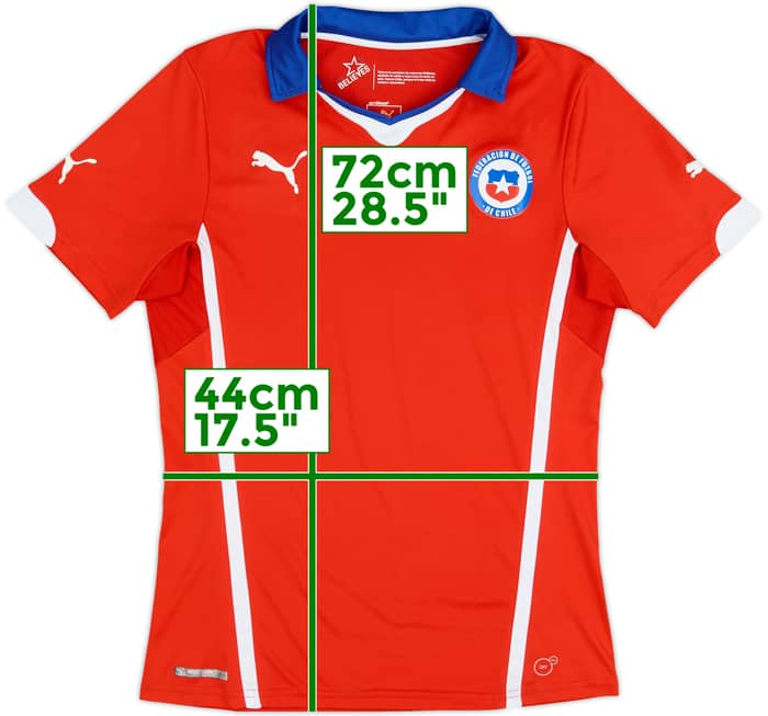 2014-15 Chile Home Shirt - 8/10 - (M)