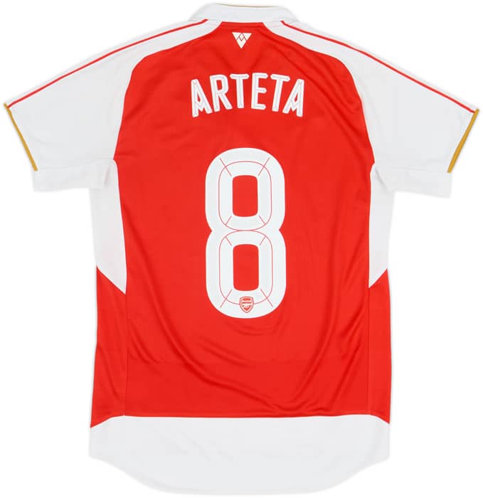 2015-16 Arsenal Camiseta Local Arteta #8 - 7/10 - (S)