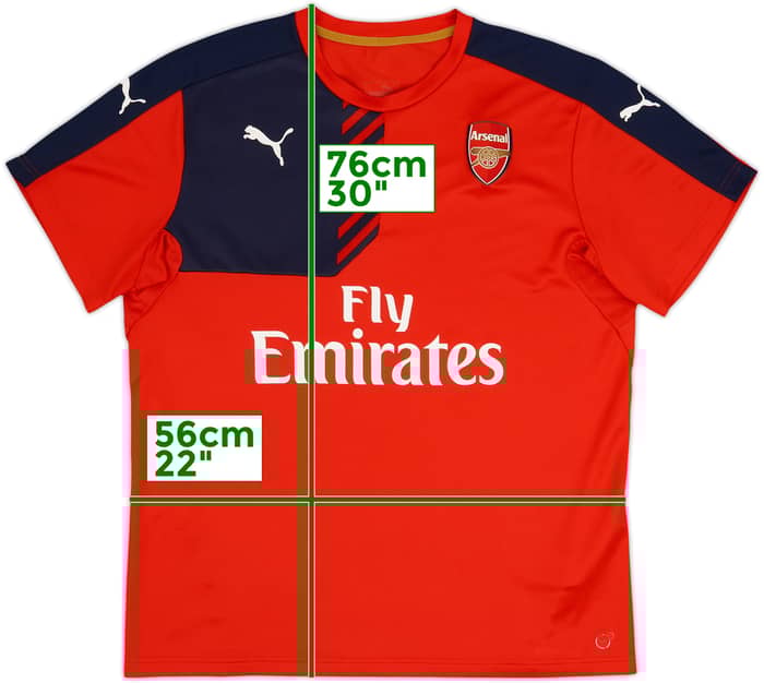 2015-16 Arsenal Puma Training Shirt - 8/10 - (XXL)