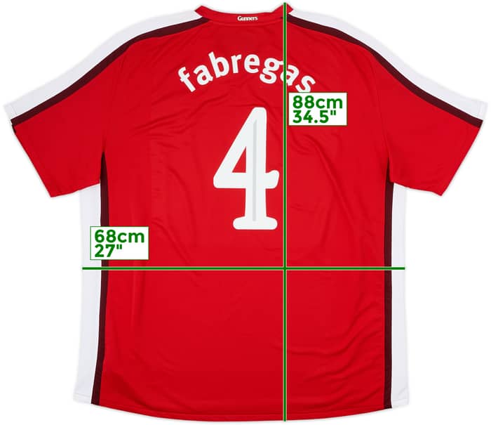 2008-10 Arsenal Home Shirt Fabregas #4 - 10/10 - (3XL)