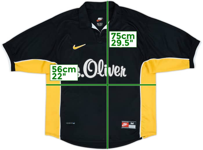 1998-00 Borussia Dortmund Camiseta Visitante - 7/10 - (M)