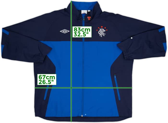 2010-11 Rangers Umbro Track Jacket - 8/10 - (XXL)