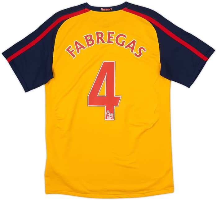 2008-09 Arsenal Away Shirt Fabregas #4 - 8/10 - (S)