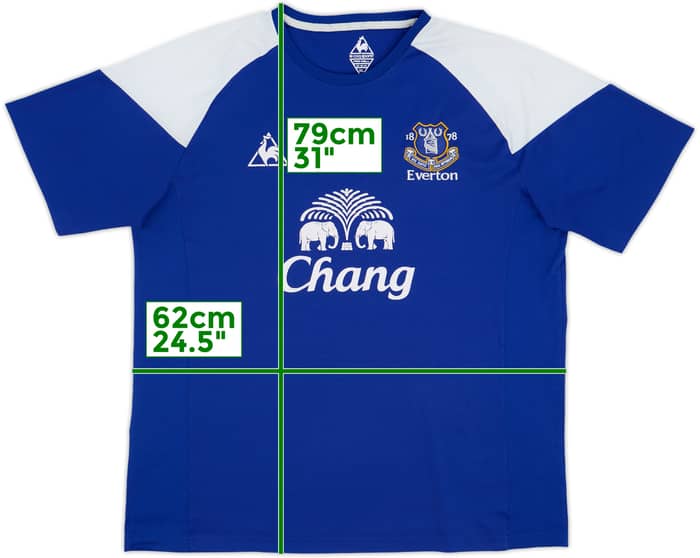 2009-10 Everton Le Coq Sportif Training Shirt - 7/10 - (XL)
