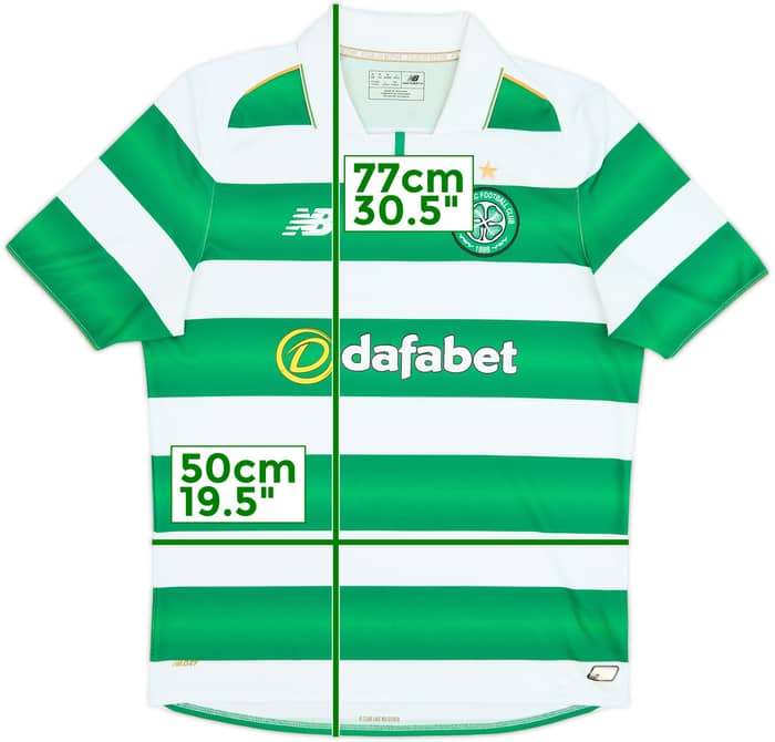 2016-17 Celtic Home Shirt - 6/10 - (M)