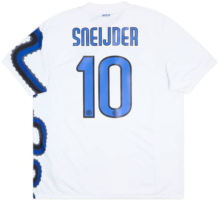 2010-11 Inter Milan Away Shirt Sneijder #10 - 8/10 - (XL)