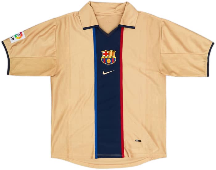 2001-03 Barcelona Away Shirt Rivaldo #10 - 8/10 - (M)