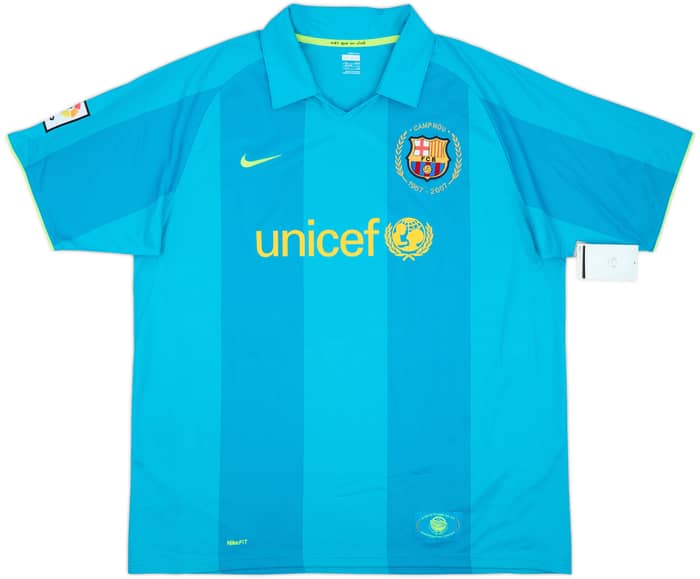 2007-09 Barcelona Away Shirt Ronaldinho #10 (XXL)