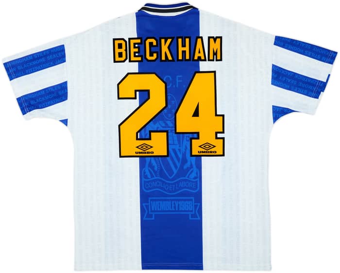 1994-96 Manchester United Third Shirt Beckham #24 - 8/10 - (XL)