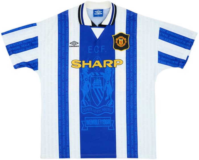 1994-96 Manchester United Third Shirt Beckham #24 - 8/10 - (XL)