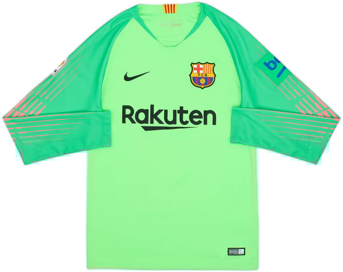2018-19 Barcelona GK Shirt Ter Stegen #1 - 6/10 - (S)