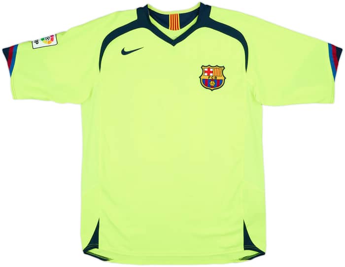2005-06 Barcelona Away Shirt Ronaldinho #10 - 8/10 - (M)