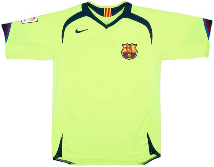 2005-06 Barcelona Away Shirt Ronaldinho #10 - 7/10 - (S)