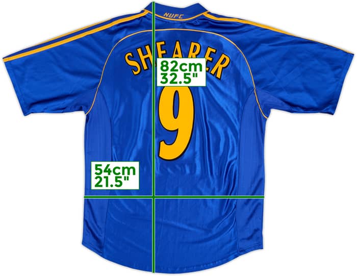 1998-99 Newcastle Away Shirt Shearer #9 - 10/10 - (L)