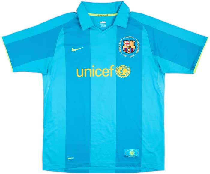 2007-09 Barcelona Away Shirt Ronaldinho #10 - 8/10 - (XL)