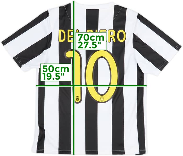 2009-10 Juventus Basic Home Shirt Del Piero #10 - 5/10 - (S)