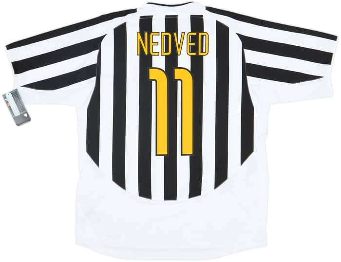 2003-04 Juventus Home Shirt Nedved #11 (XL)