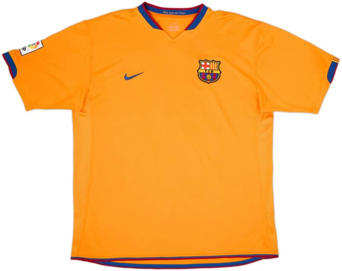 2006-08 Barcelona Away Shirt Ronaldinho #10 - 8/10 - (XL)