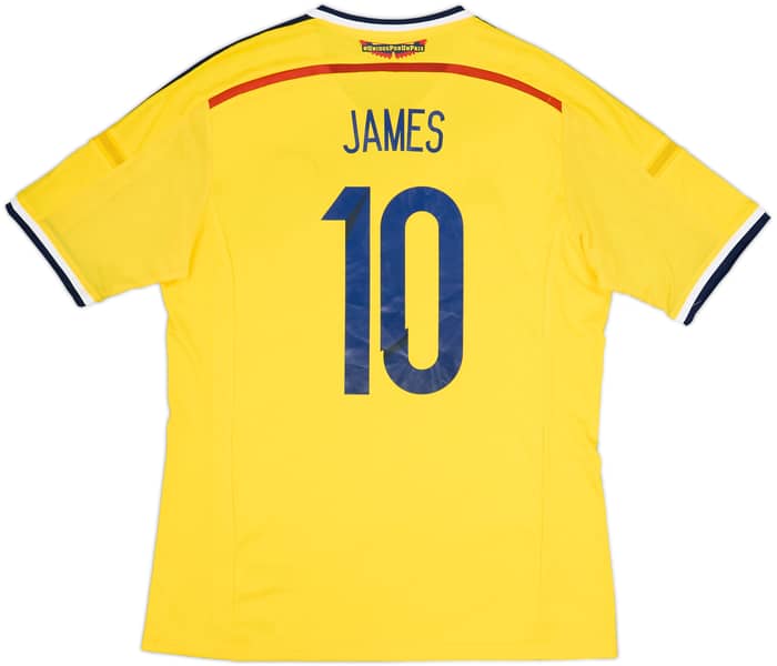 2014-15 Colombia Home Shirt James #10 - 8/10 - (L)